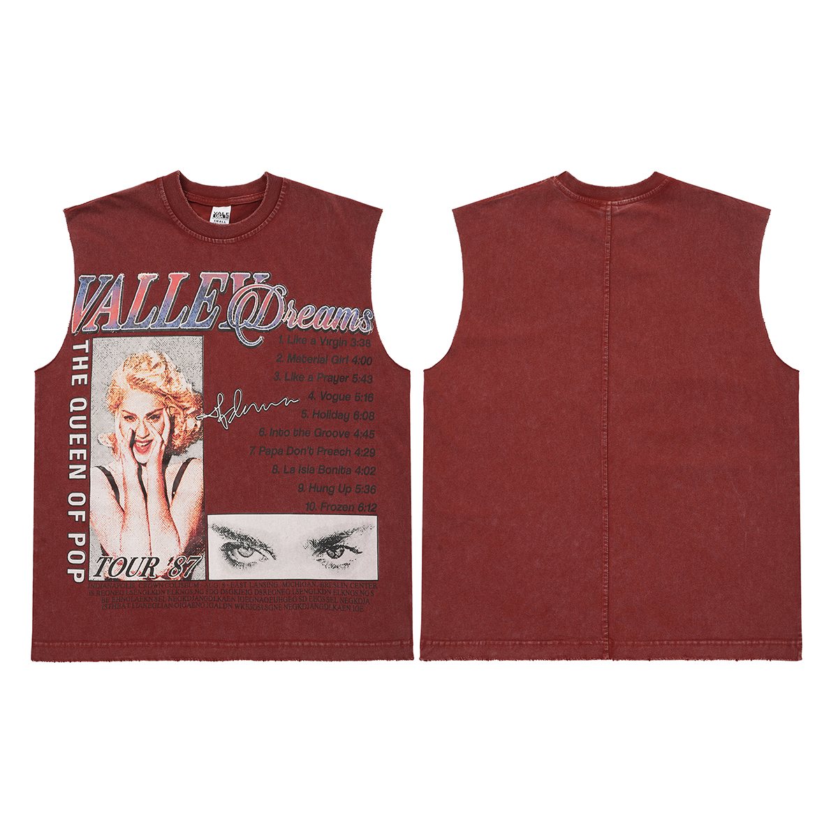 VALLEY Dreams Graphic Sleeveless T-Shirt — front
