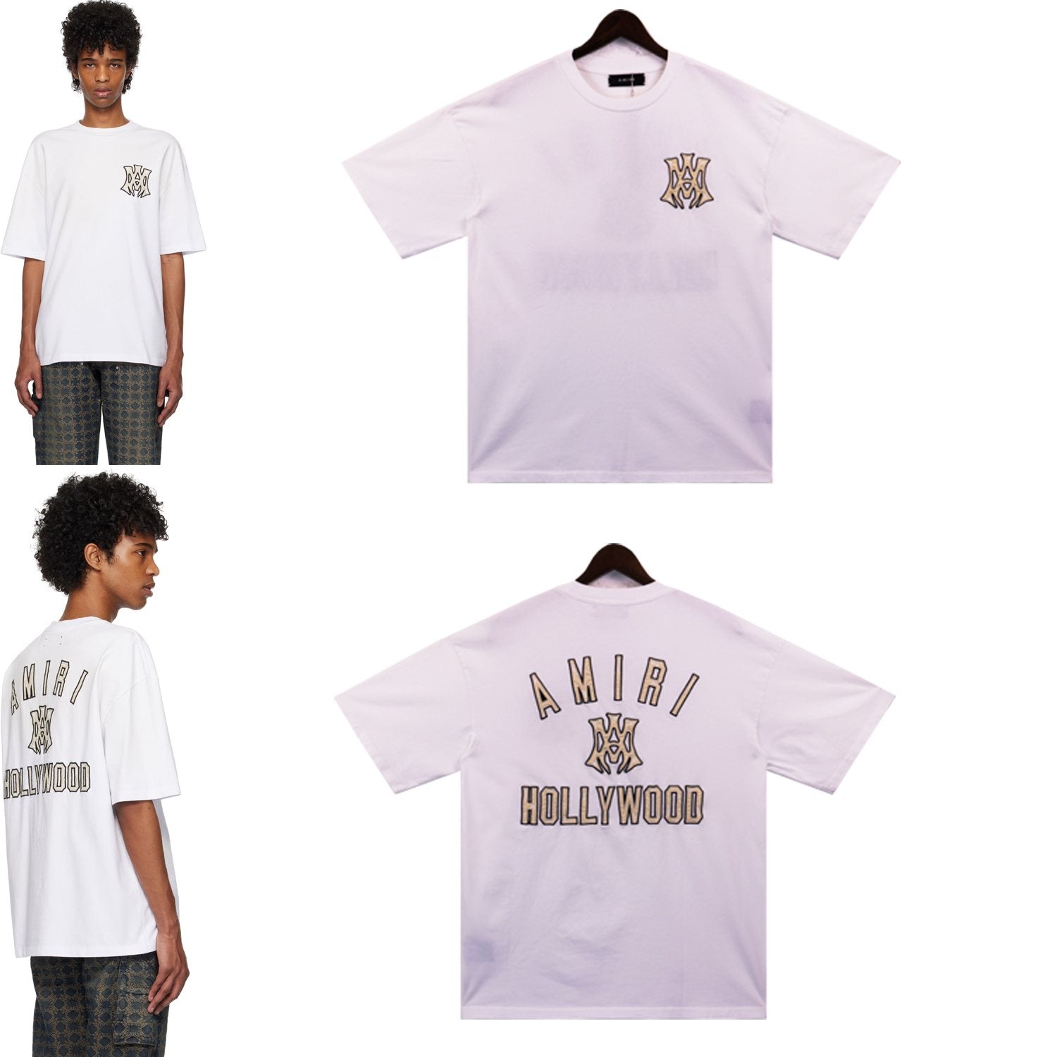 AMIRI Hollywood Graphic Short-Sleeve T-Shirt — context