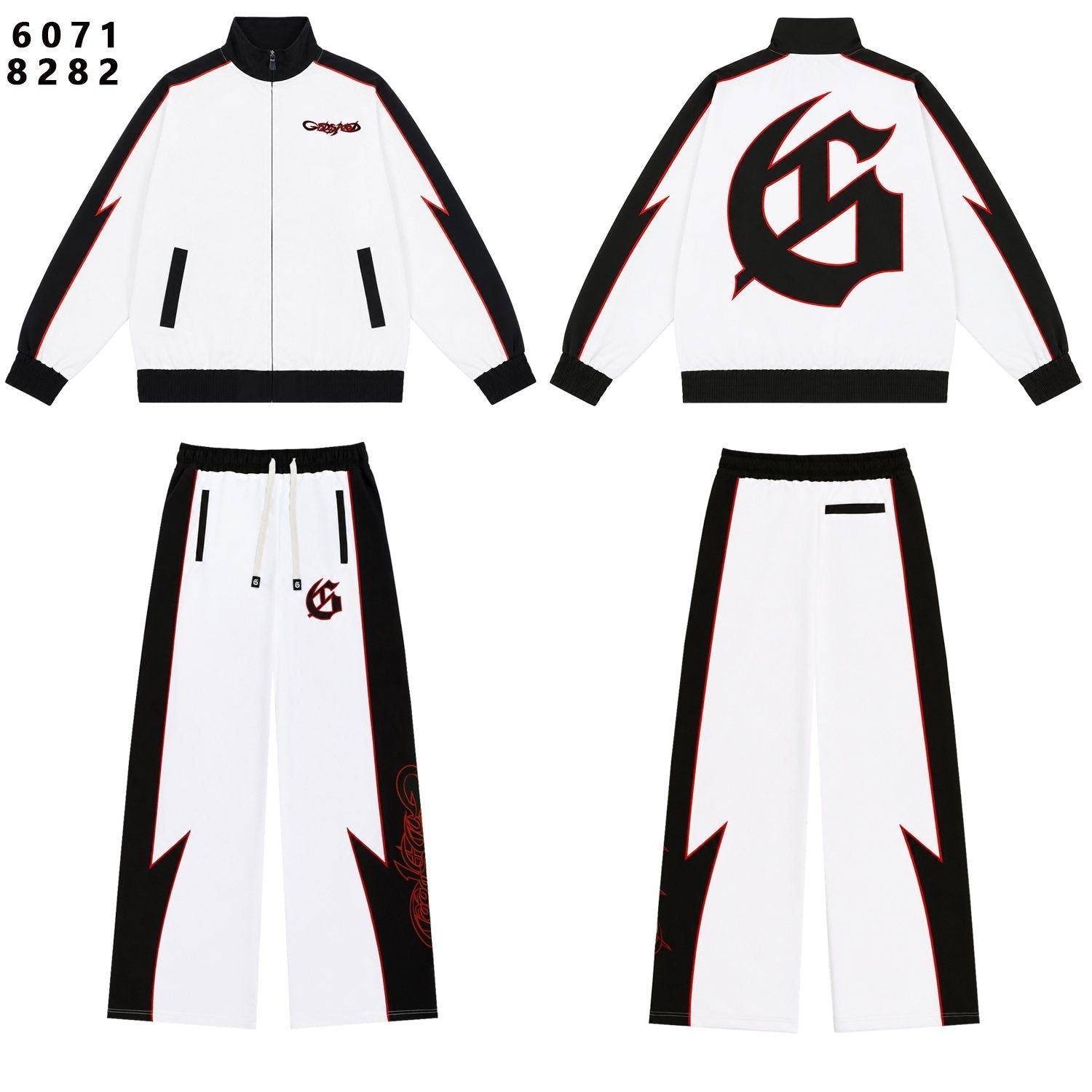 Godspeed Gothic G Contrast Panel Tracksuit Set — front