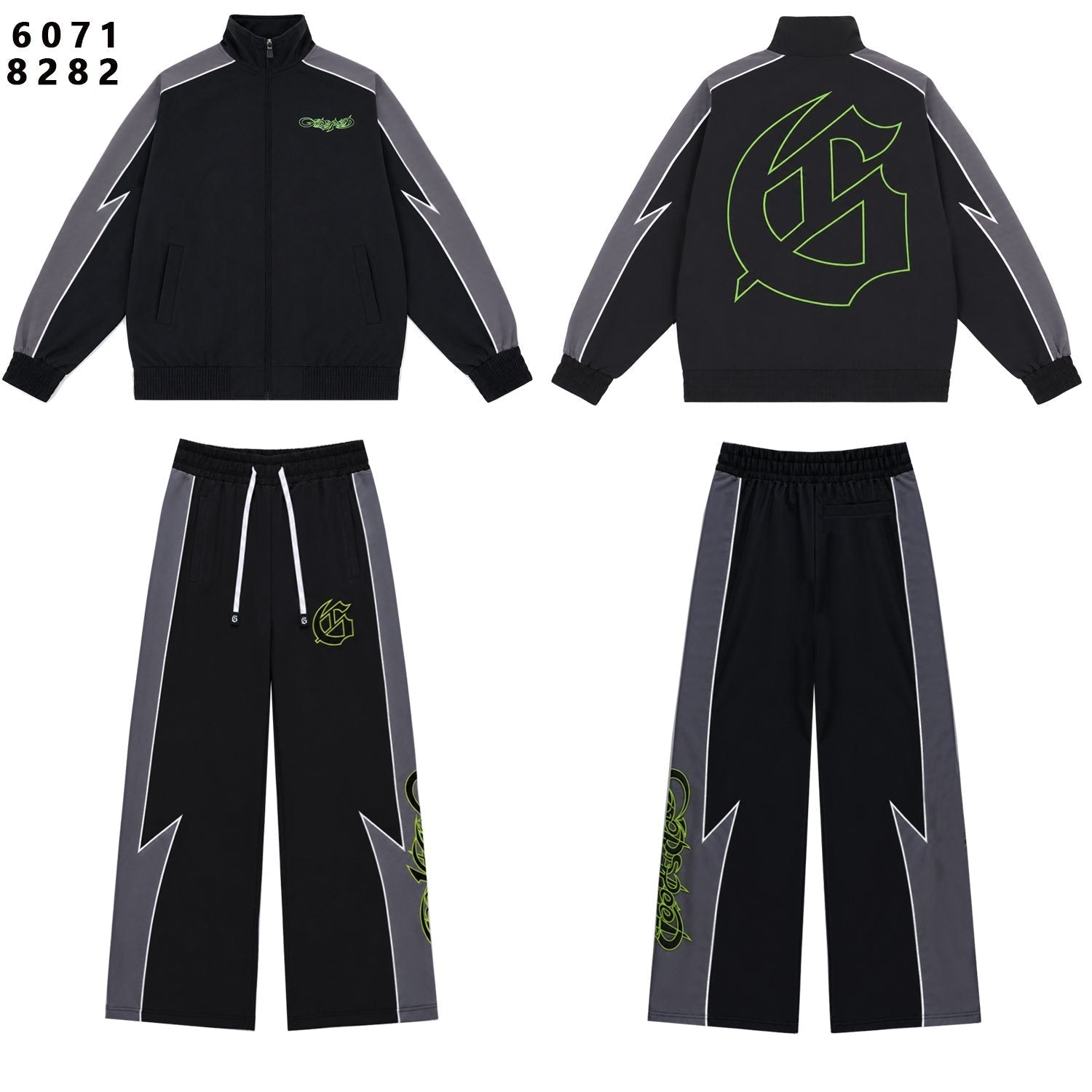 Godspeed Gothic G Contrast Panel Tracksuit Set — front