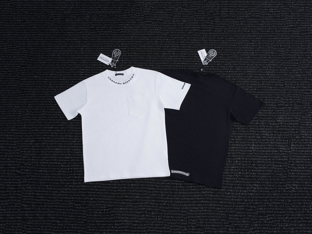 Chrome Hearts Sanskrit Letter Print Pocket T-Shirt — comparison