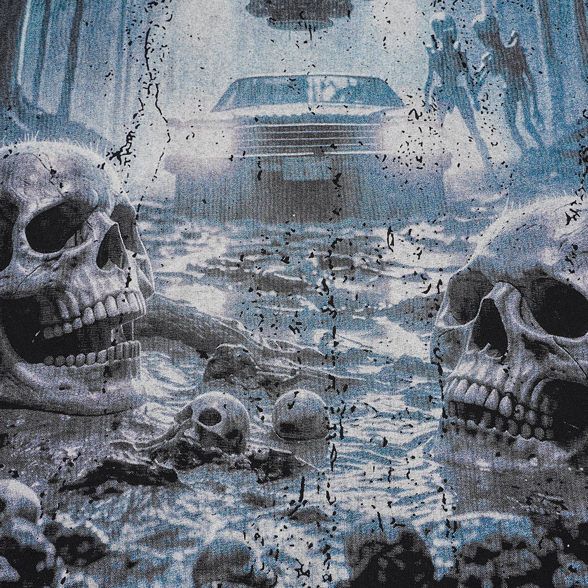 Godspeed Washed Black EST MMXXVI Graphic T-Shirt — detail