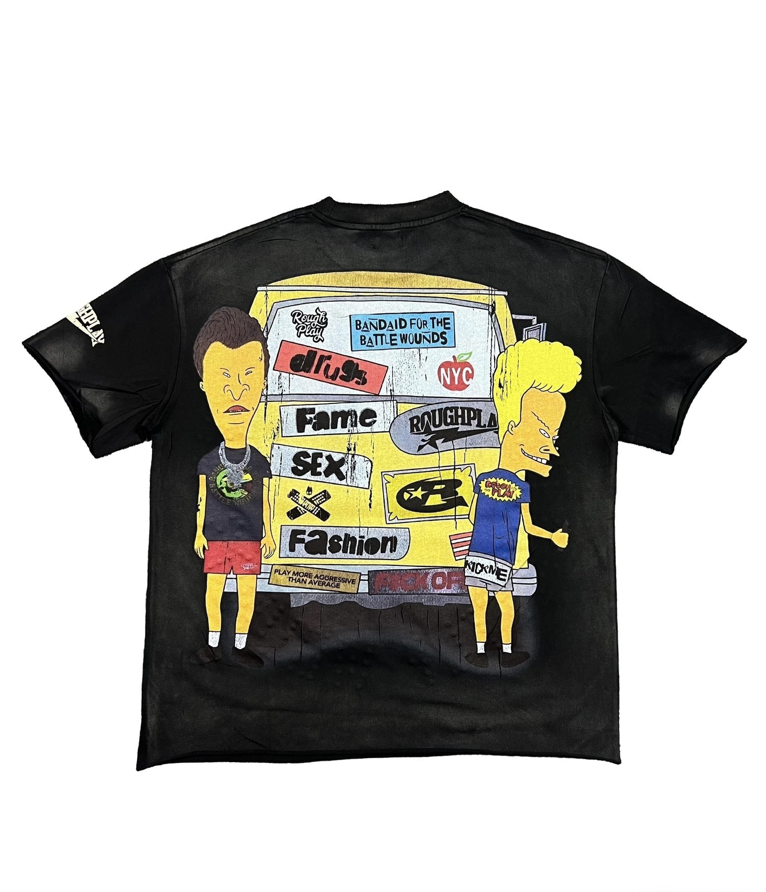 Rough Play Champion Graphic T-Shirt — back
