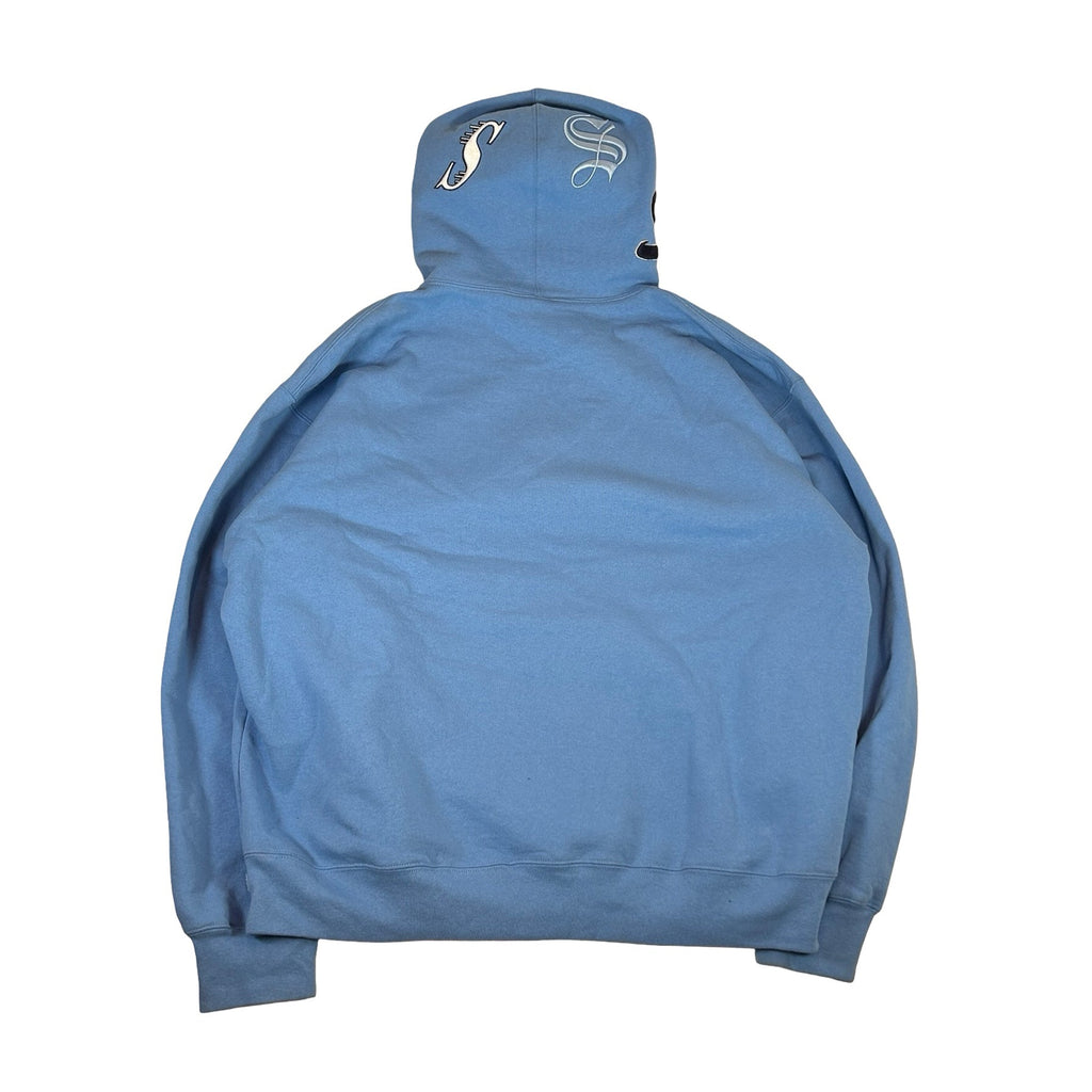 Supreme Multi S Logo Hooded Sweatshirt Light Blue [USED] - XXL (Used)