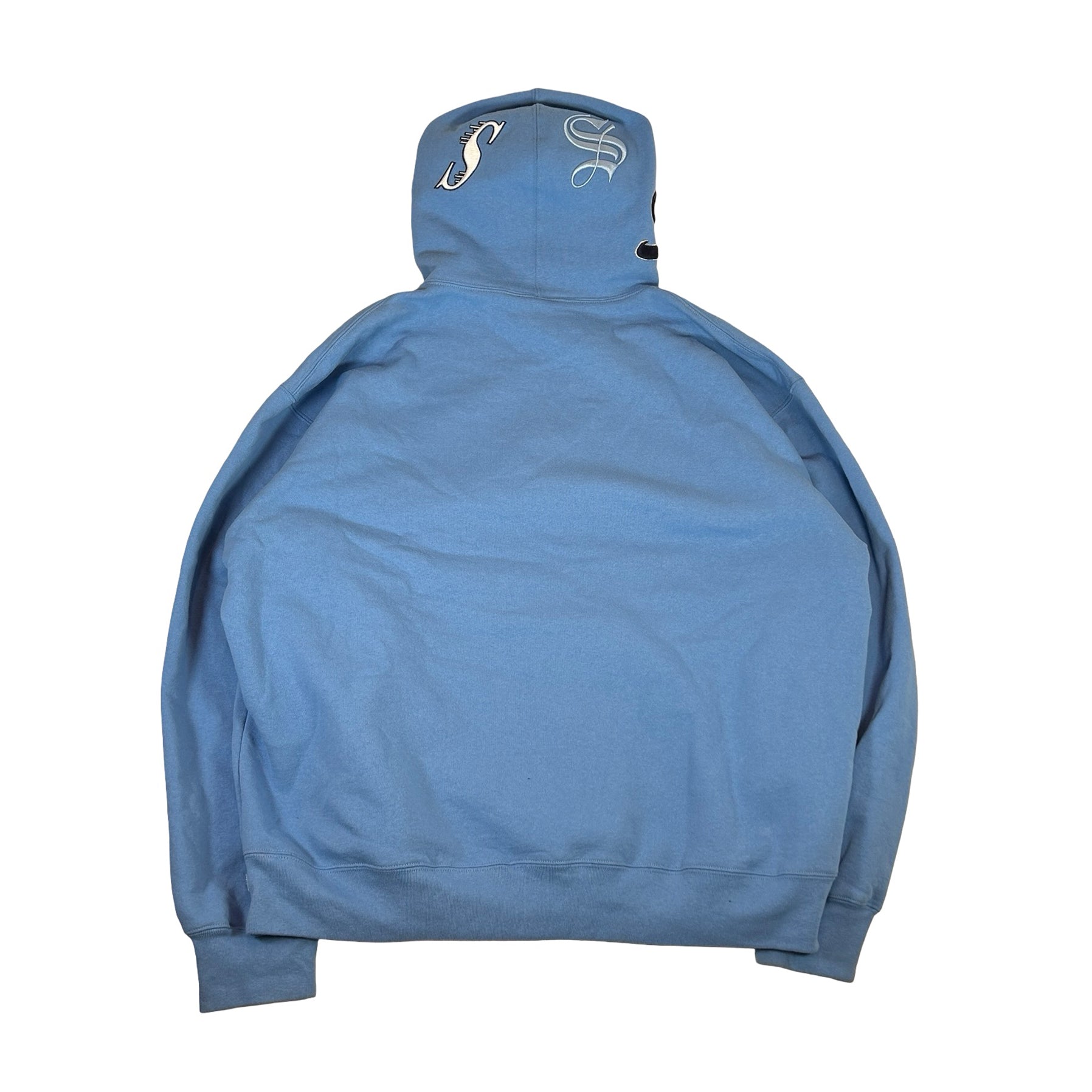 Supreme Multi S Logo Hooded Sweatshirt Light Blue [USED] - XXL (Used)
