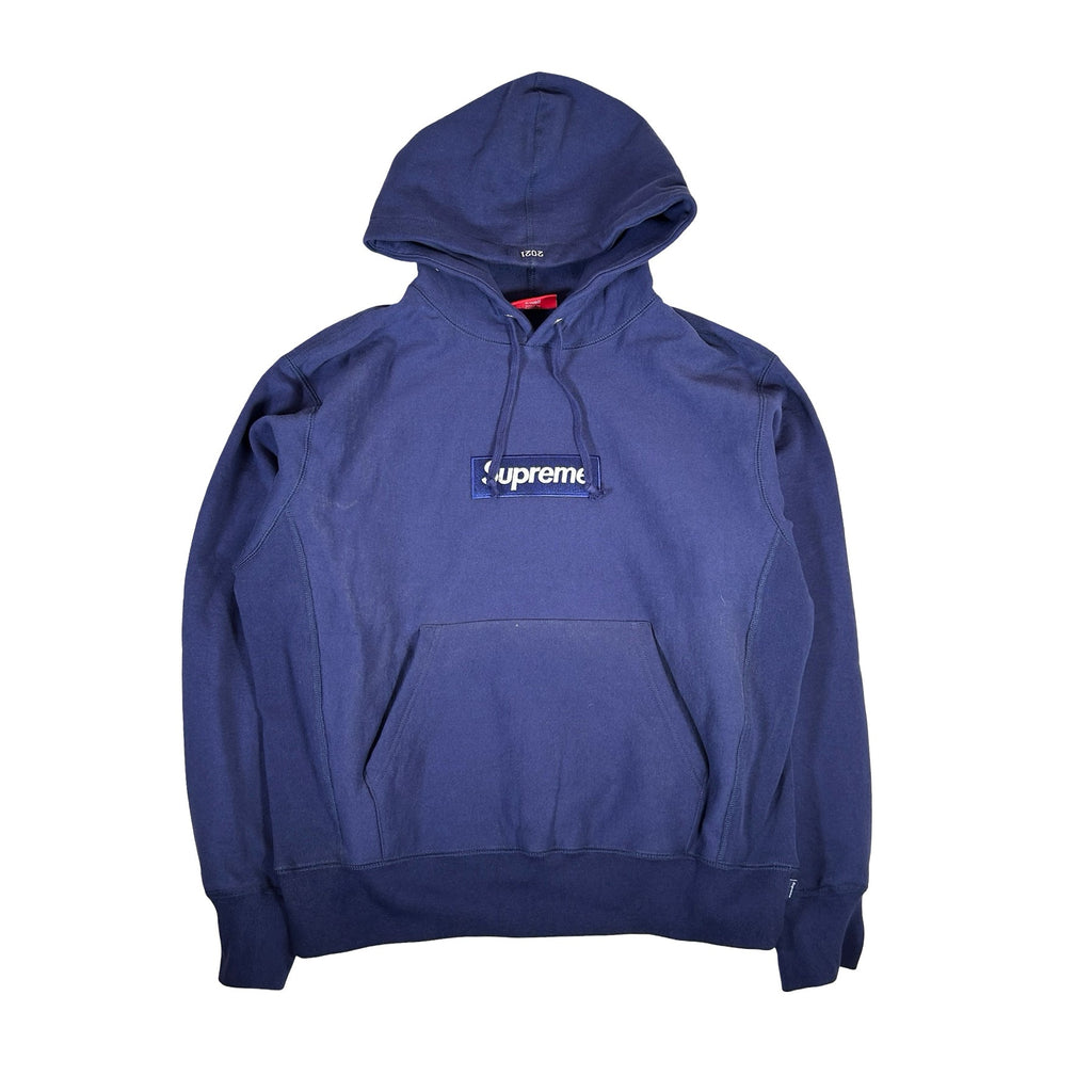 Supreme Box Logo Hooded Sweatshirt (FW23) Dark Purple [USED] - S (Used)