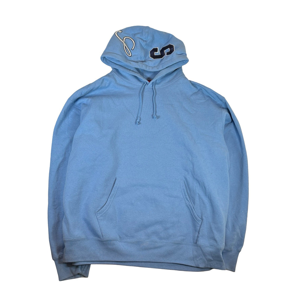 Supreme Multi S Logo Hooded Sweatshirt Light Blue [USED] - XXL (Used)