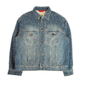 Supreme Fuck Stitch Denim Trucker Jacket Blue [USED] - M (Used)