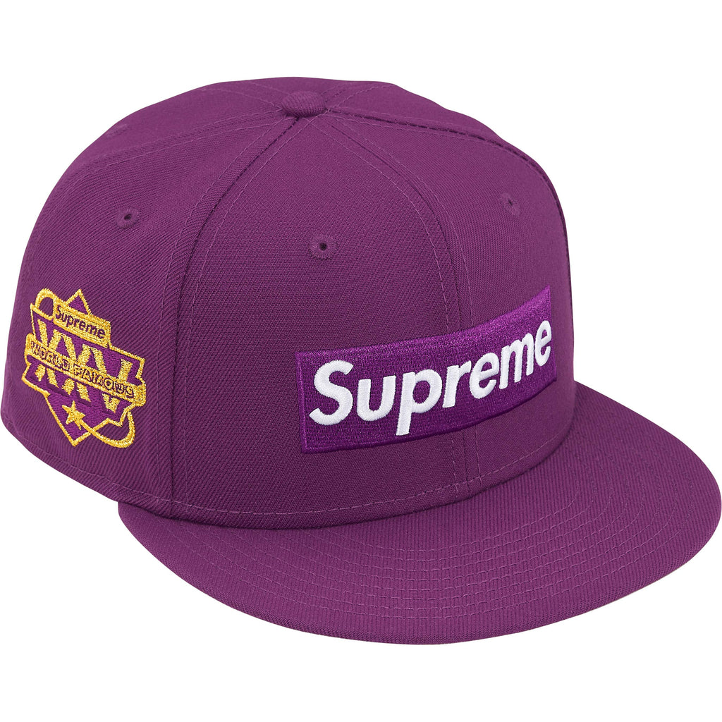 Supreme Championship Box Logo New Era Purple