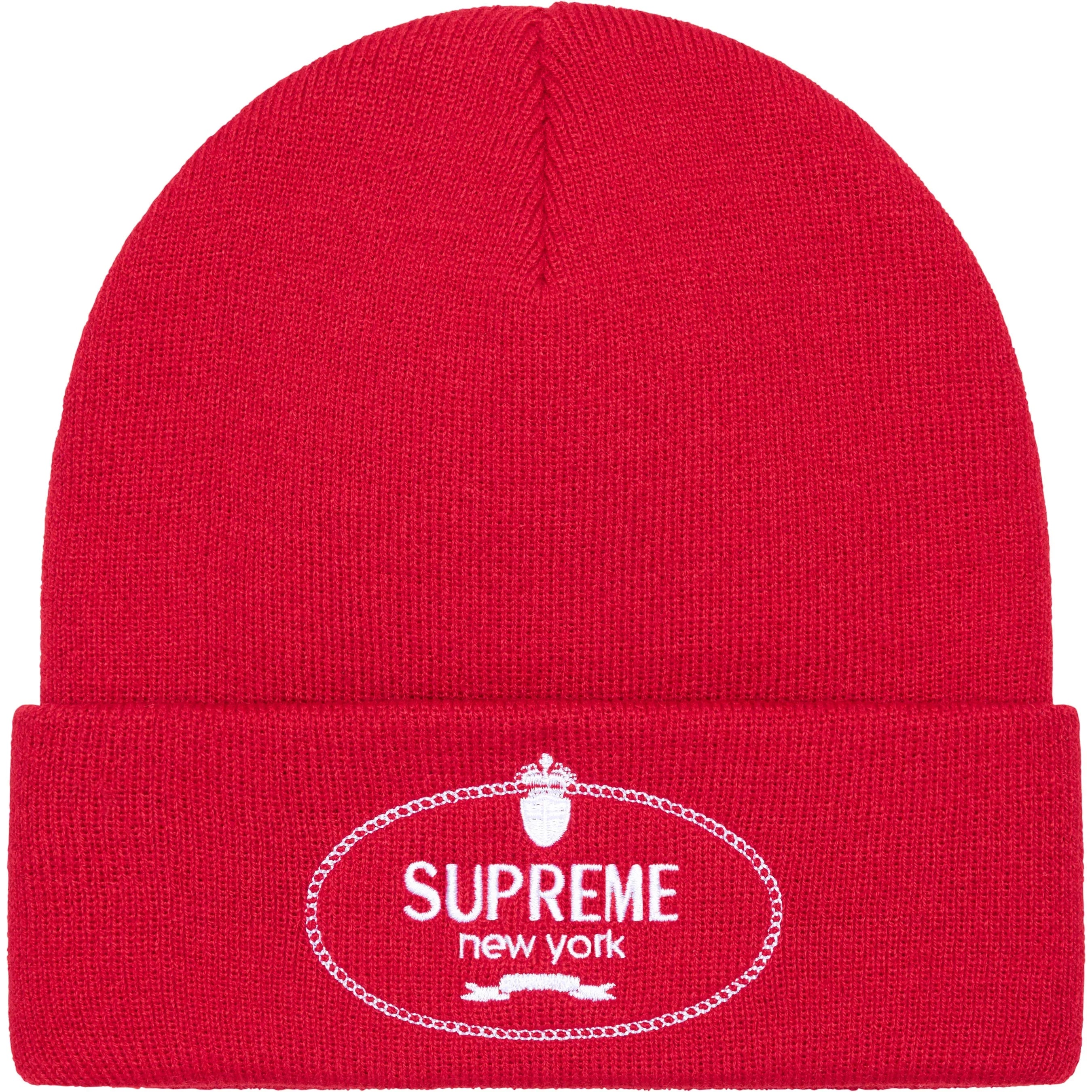 Supreme Crest Beanie Red