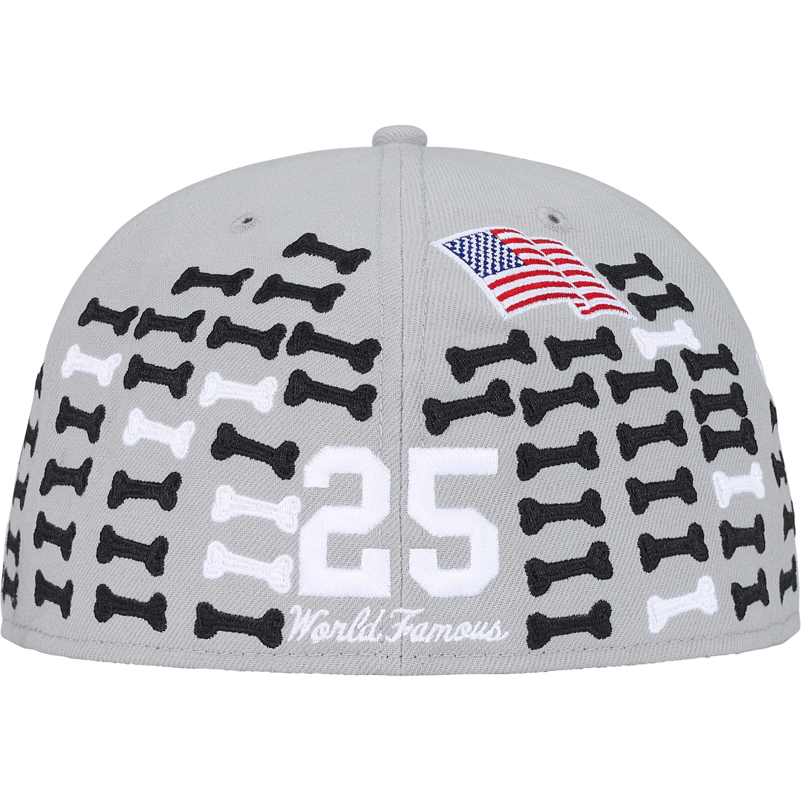 Supreme Bones Box Logo New Era® Grey