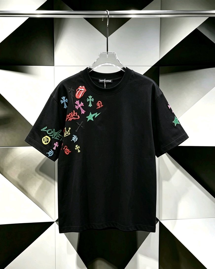 Chrome Hearts Multicolor Motif Cluster T-Shirt — hero