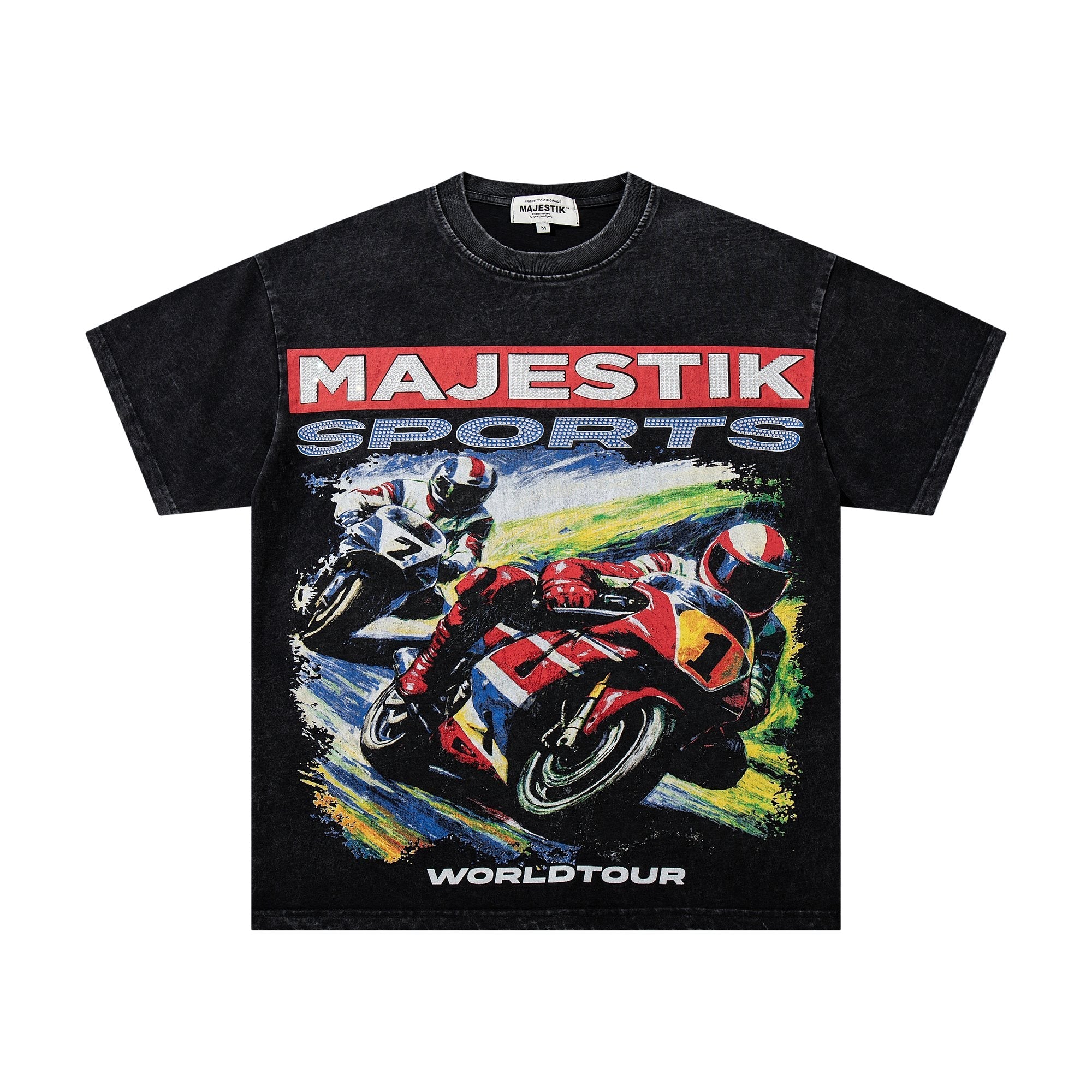 MAJESTIK Motorcycle Racing World Tour T-Shirt — hero