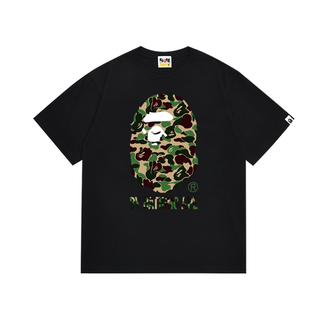 BAPE Camo Ape-Head Graphic Short-Sleeve T-Shirt — front