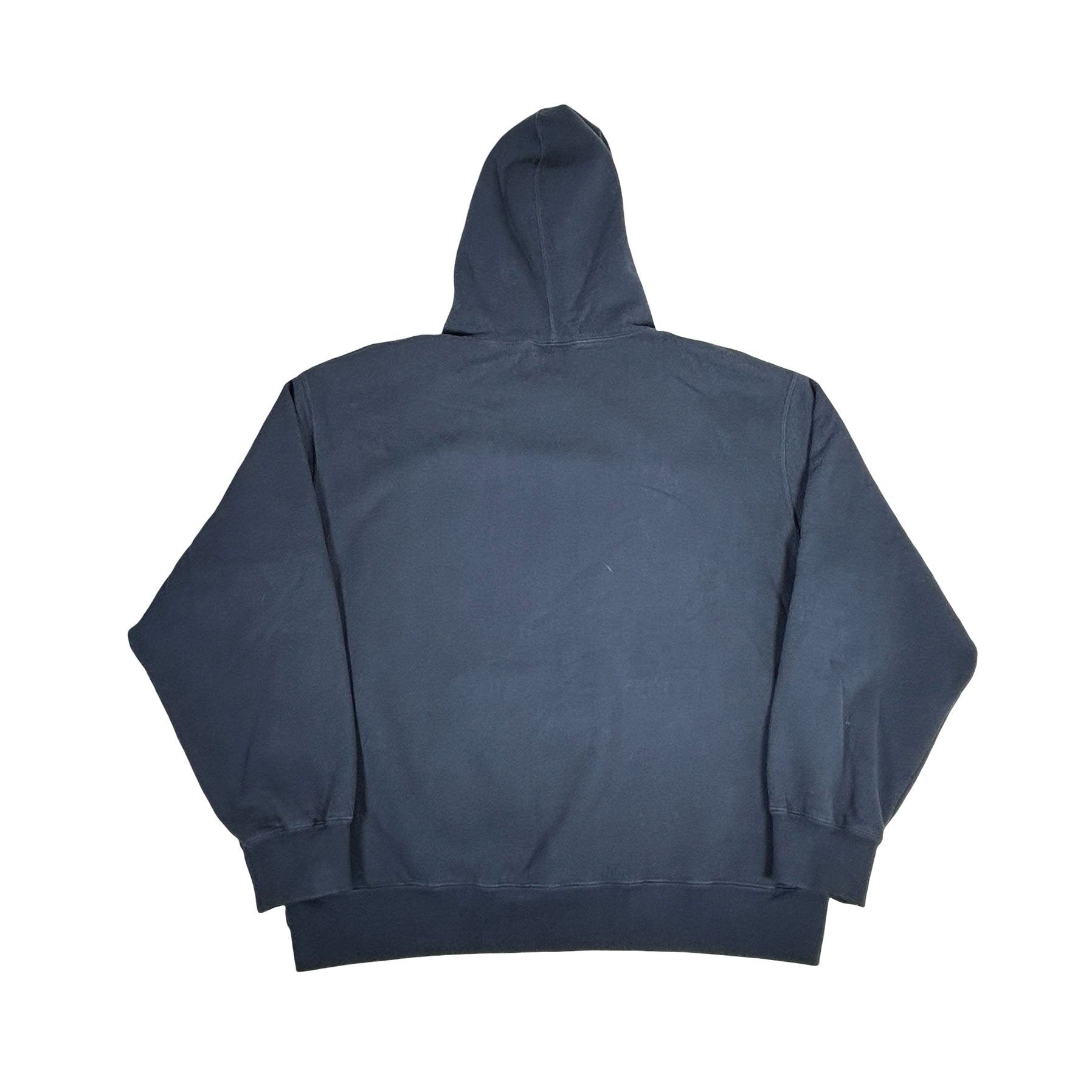 Supreme Washed Old English Hooded Sweatshirt Navy [USED] - M (Used)