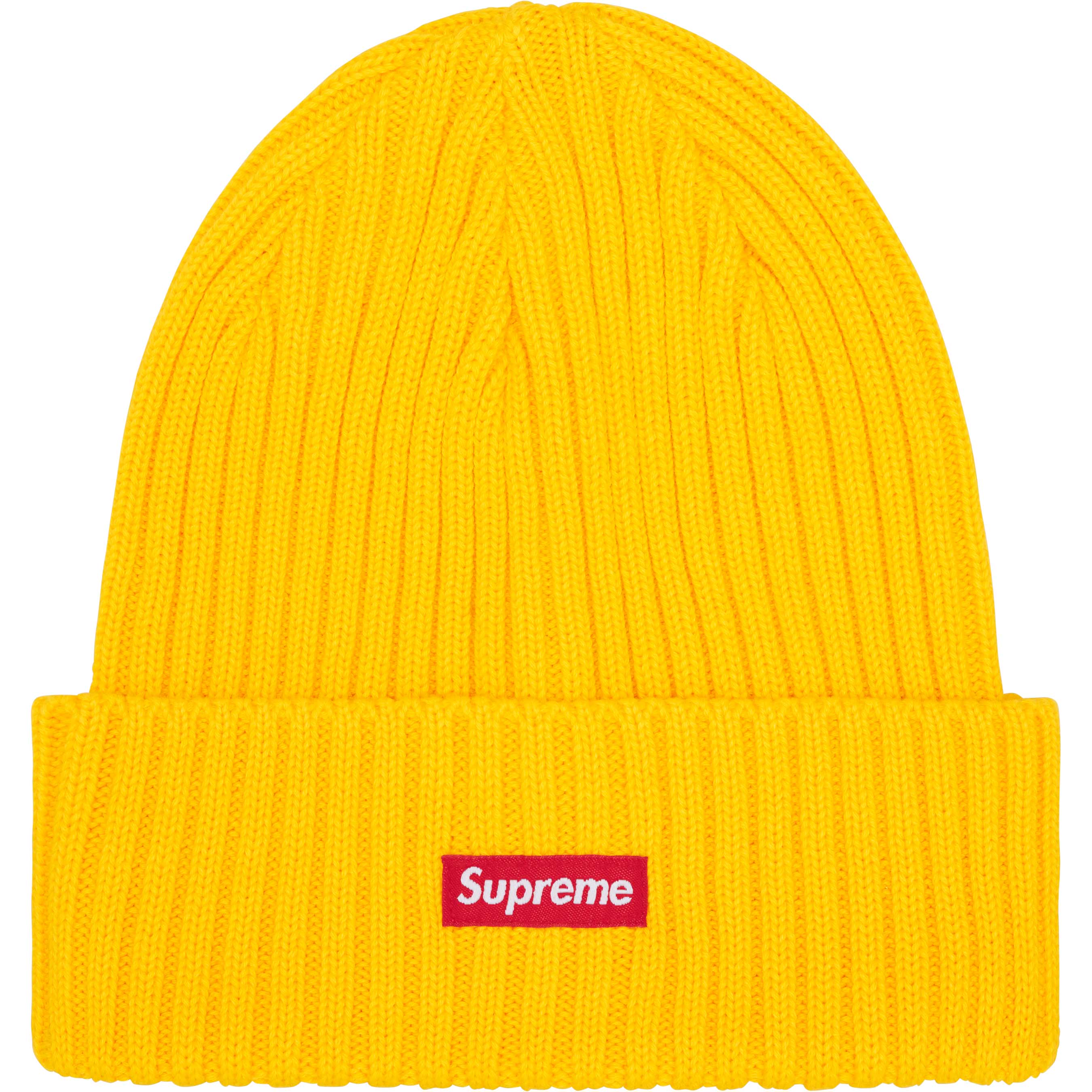 Supreme SS25 Overdyed Beanie Yellow