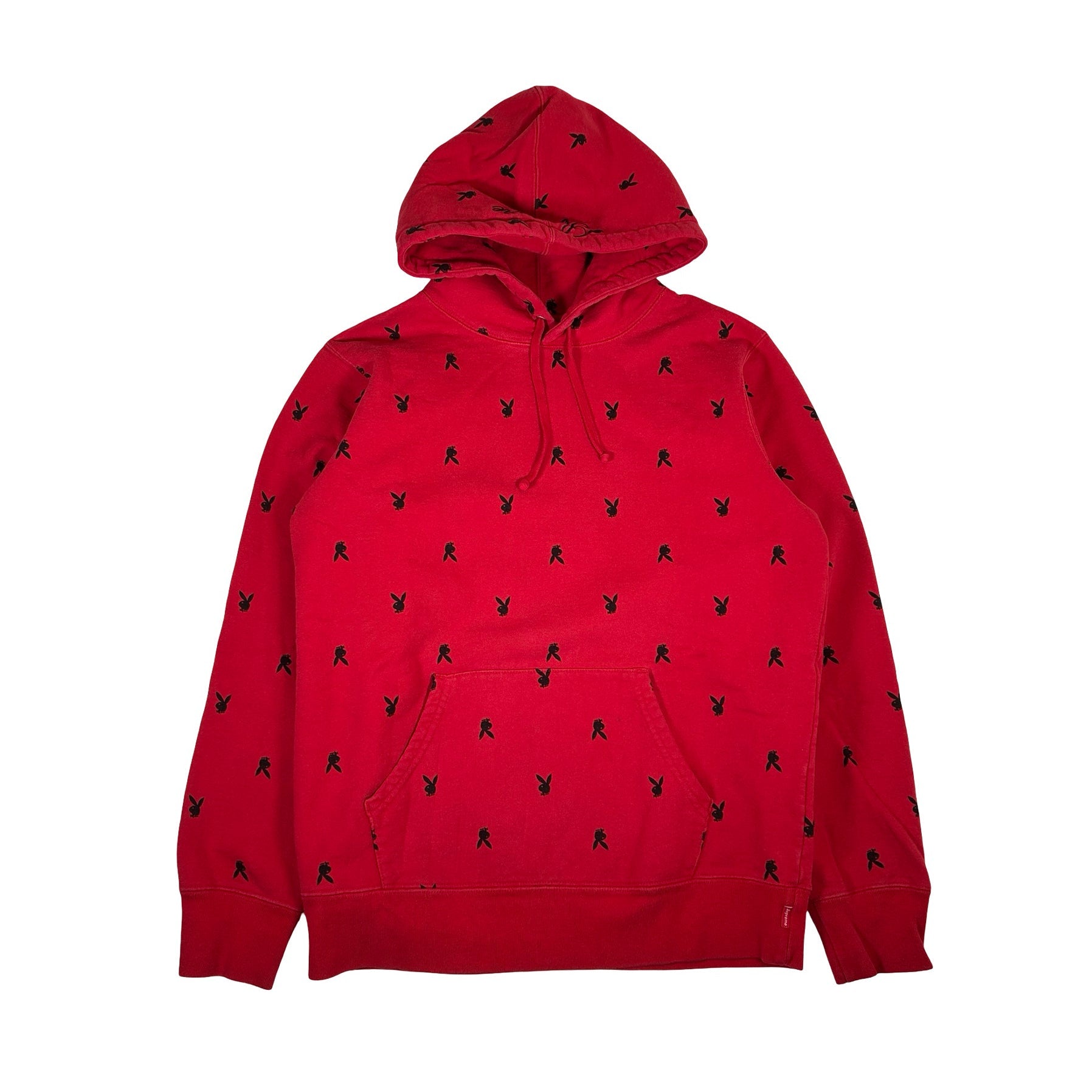 Supreme/Playboy Hooded Sweatshirt (FW15) Red [USED] - M (Used)