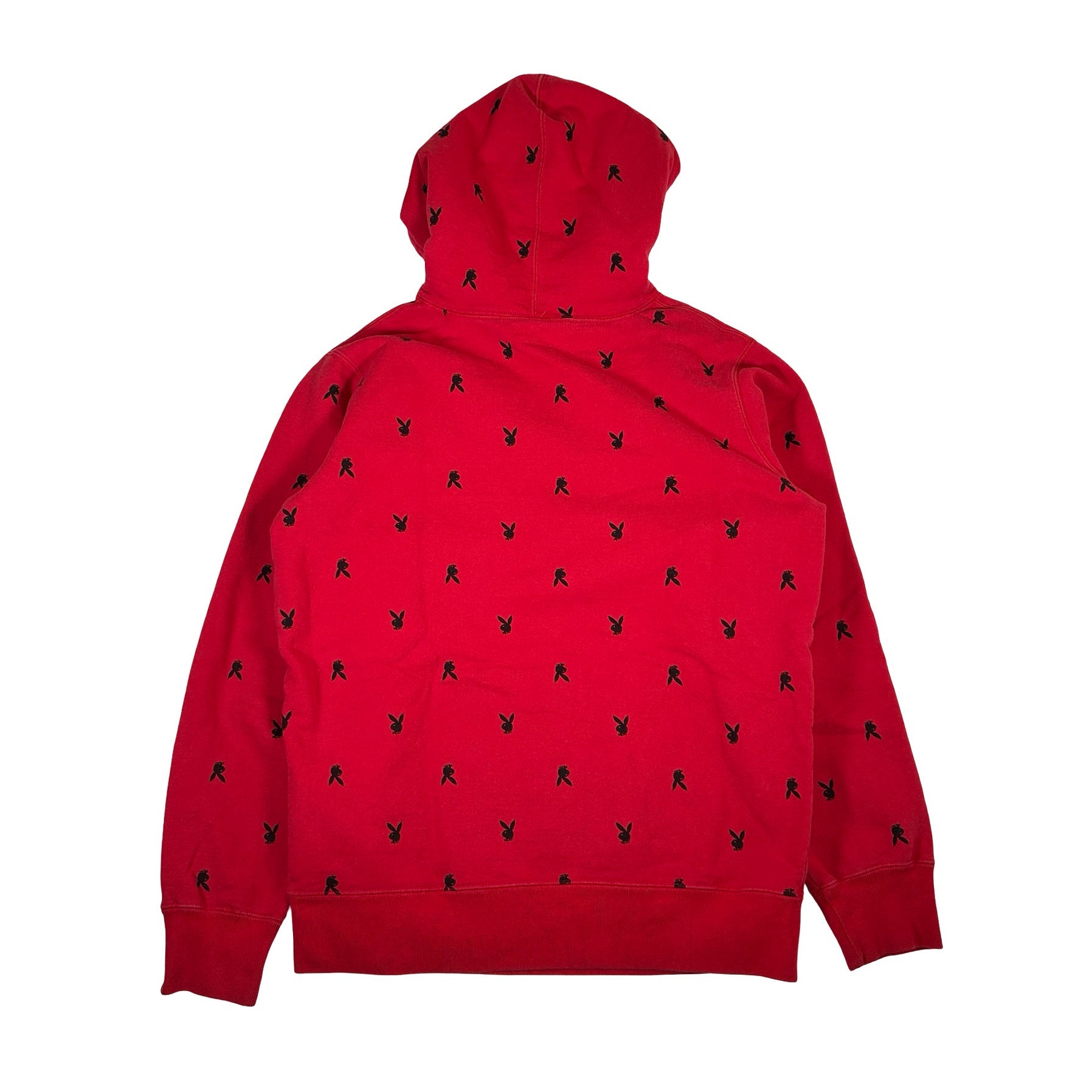 Supreme/Playboy Hooded Sweatshirt (FW15) Red [USED] - M (Used)