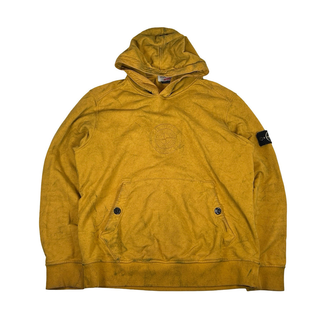 Supreme Stone Island Hooded Sweatshirt (SS19) Olive [USED] - L (Used)