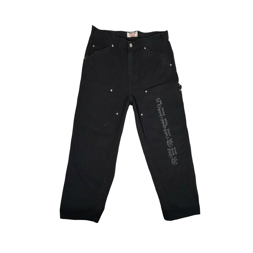 Supreme The Great China Wall Double Knee Painter Pant Black [USED] - 34 (Used)