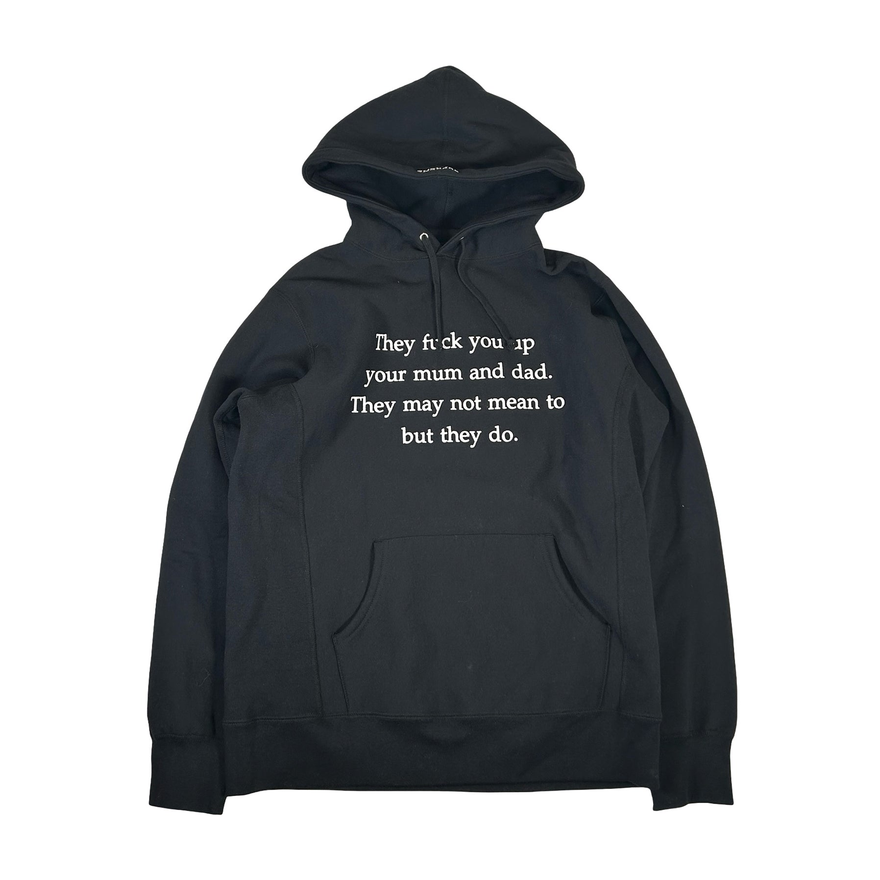 Supreme They Fuck You Up Hoodie Black [USED] - L (Used)