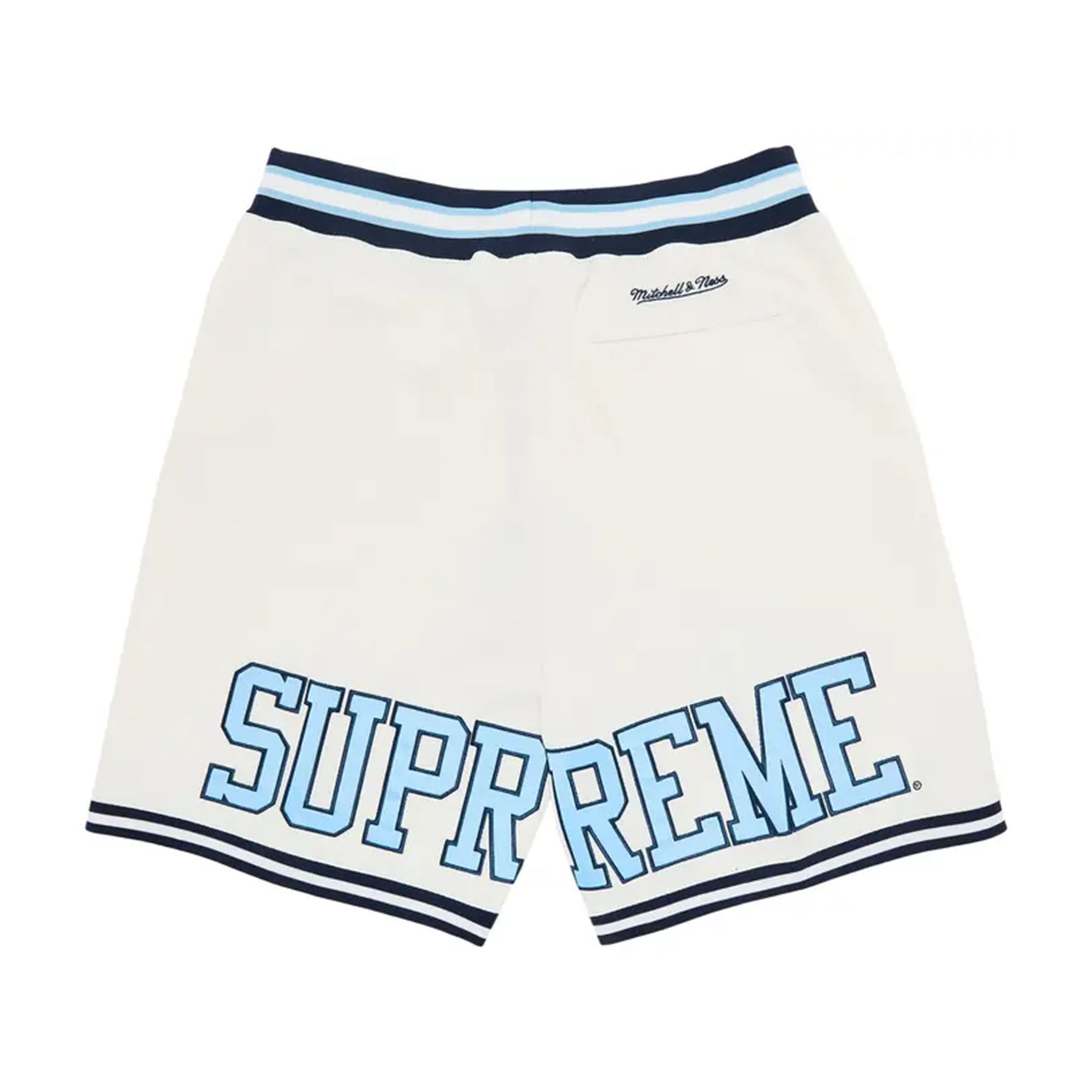 Supreme Mitchell & Ness NCAA Basketball Short White