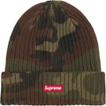 Supreme SS26 Overdyed Beanie Woodland Camo